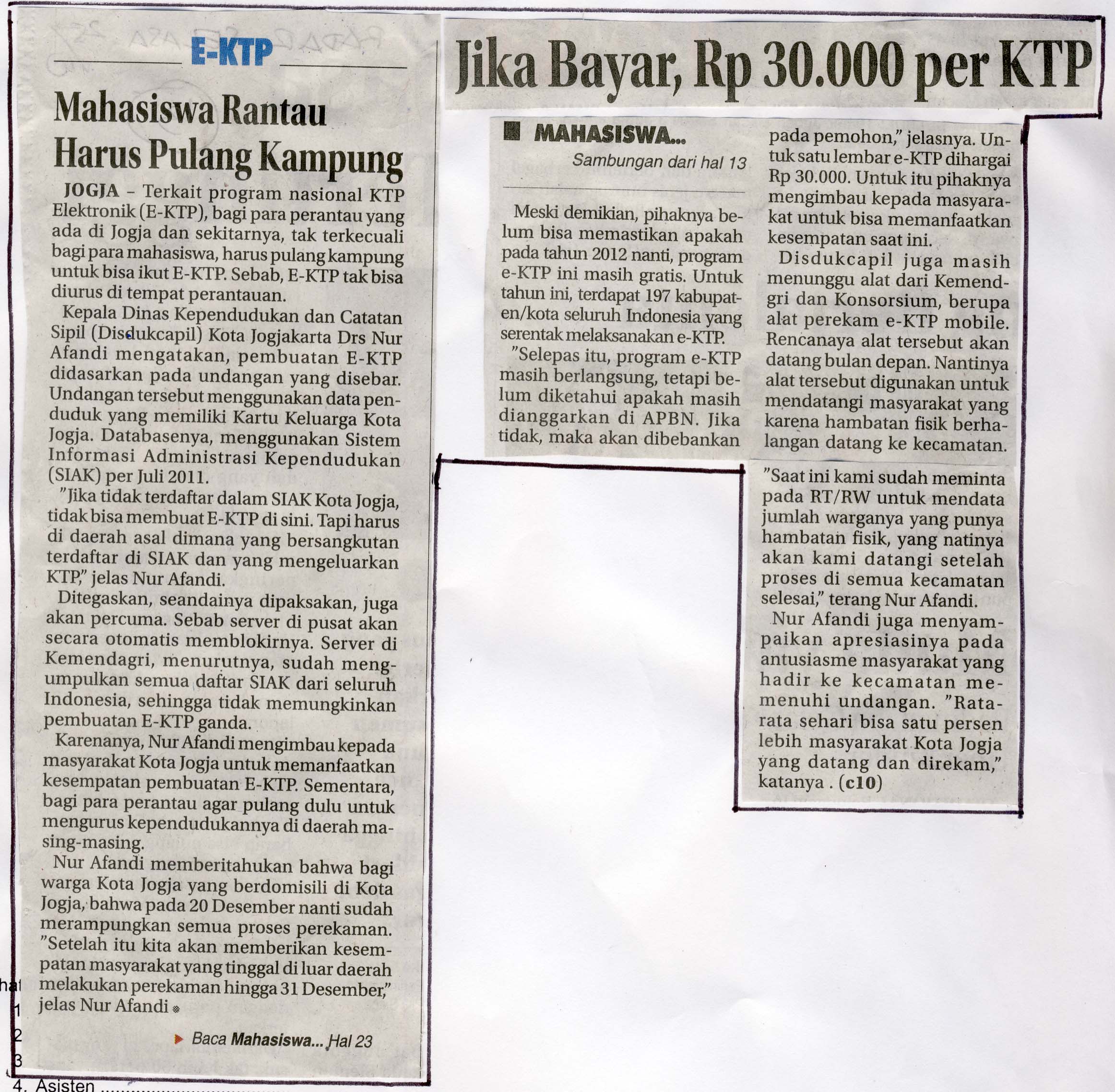 Kliping jogja terbaru